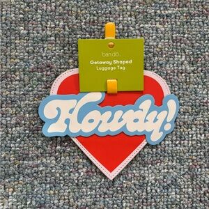 Howdy Heart Luggage Tag